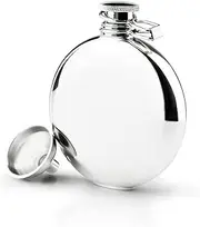 GSI Outdoors Classic Hip Flask Unisex Adult Silver 5 FL OZ