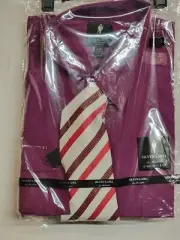 Silver Label Brand Mens Dress Shirt 16-16 1/2 35-36 NIP