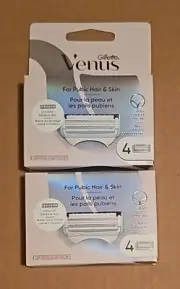 (2) Gillette Venus Razor Blade Refills 4 Cartridges ☆FREE SHIPPING☆