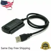 New IDE SATA to USB 2.0 Adapter Converter Cable For 2.5 3.5 Inch Hard Drive HD