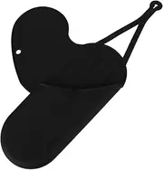 PAMINGONO Silicone Hair Straightener Storage Bag Heat Resistant Curling Iron Pouch Portable Organizer for Travel Protects from for Curling Wands Flat Irons