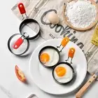 Griddle Egg Ring for Frying Eggs Shaper Molds Nonstick Rings Set English Muffins