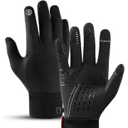 Xanes Winter Warm Bike Gloves Men Women Anti Slip Touch Screen Gloves Cold Weather Gloves Windproof Waterproof Winter Wa
