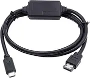 Cable for USB-C Type-C to Power Over eSATA DC5V USB2.0 to HDD SSD ODD eSATAp Disk Converter