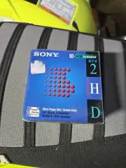Sony IBM Formatted MFD 2HD Double Sided 3.5” 90mm Micro 10 Floppy Disks New
