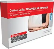 AeroBand Cotton Calico Triangular Bandage 96 x 96 x 137cm Bag/10
