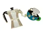 Espresso Pot Pin Brooch Pin Coffee Mocha Coffee Machines Italy