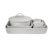 Gordon Ramsay Maze 7 Piece Oven Set in White by Royal Doulton