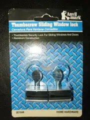 Anvil Mark Thumbscrew Sliding Window Lock [801646] New in Package