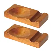 2 Pcs Japanese Chopstick Rest Stands Holder Rack Spoon Cutlery Kitchen Utensils