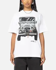 [HUF] Huf X Toyota Sixties T-shirt White - Size 2XL 2XL White