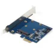 PCIe SATA MSATA SSD Adapter SATA Controller Expansion Card for Desktop PC