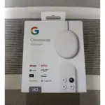 GOOGLE CHROMECAST 第4代 HD版 2023/10製 支援GOOGLE TV 聯強代理