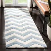 Safavieh Chatham BLUE / IVORY 2'-3" X 13' Runner - CHT715B-213
