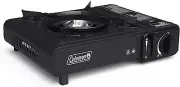 Classic 1-Burner Butane Stove, Portable Camping Stove with Carry Case & Push-Bu