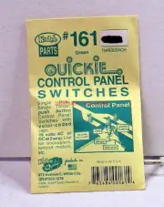 Kadee #161~Quickie Control Panel Switches~Green~3 per Pack X 2 Packs~NOS