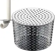 Gutter Downspout Guard | Stainless Steel Gutter Drain Cover,Stops Leaves Debris, Roof Drainage Cleaning Tool, Outdoor Drain Cover for Shed