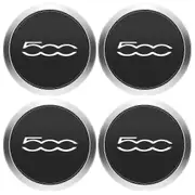 4pcs 133mm Hubcap for Fiat 500 Wheels Centre Hub Caps Set 68078419AC 68078421AC Dust Cover Sliver 51884863