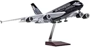 Replica 1:130 for Large Model Airplane New Zealand 380 with LED Light Diecast Airplanes Favorites Or Desktop Displays Airplane Toy