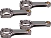 Forged H Beam Connecting Rods Bolts Compatible With Acura H23/F22 2.2 2.3L 142mm Compatible With Prelude Accord F22 SOHC Forged Conrods