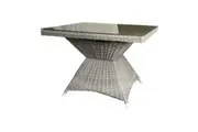 HAMPTON - Outdoor Wicker Square Dining Table