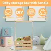 Baby Welcome Box Wood Baby Storage Crate Sturdy Baby Showers Crate Closet xdyuk