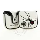 Spider High-MOI Mallet Putter Head Cover, TaylorMade, Odyssey, Heel Shaft, White