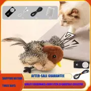 Bird Cat Toy Simulated Chirping Bird Interactive Cat Toy Rechargeable Flapping*1