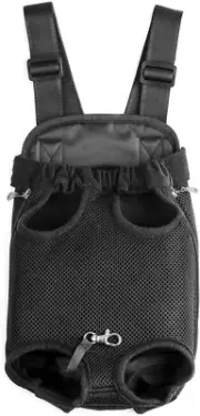 Legs Out Front-Facing Dog Carrier Hands-Free Adjustable Pet Backpack Carrier for