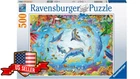NEW SEALED Ravensburger 16447 Cave Dive 500 Pc Dolphin Jigsaw Puzzle USA SELLER