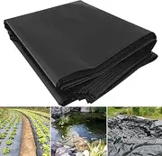 Garden Pond Liner Membrane 4x6m 5x8m 6x10m 8x12m 10x15m | Damp Proof Tarp Polythene Sheeting for Outdoor | Durable Heavy Duty Pond Lining Film for Koi Ponds, Water Features(6x10m(19.7x32.8ft))