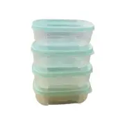 Tupperware Mini Freezer Mates Set Of 4 Assorted Color