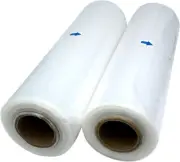 Tripact 11" x 19" LDPE Clear Plastic Flat Open Poly Bag 1.25 mil -2 Roll -