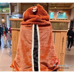【菲常甜代購】預購 上海迪士尼樂園代購 奇奇蒂蒂 毛絨 珊瑚絨 毛毯 披肩 毯子