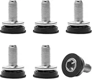 Darlingao Bike Hex Crank Arm Fixing Bolts, Crank Arm Bolt 8mm, Bike Crank Bolts, Bicycle Crank Screw, Bike Crankset Bolt, Bicycle Bottom Bracket Axle Bolts for Bicycle Square Hole M8