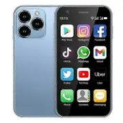 2025 SOYES XS16 3 Inch 4G Mini Smartphone Android 10 5MP Dual SIM Cellphone, 2+16GB Blue