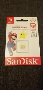 NEW SanDisk microSDXC Cards for Nintendo Switch 256GB