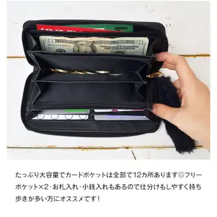 ：諾諾： POOH CHAN 噗將貓 噗將閉眼貓 長夾 長錢包 手拿包 尾巴系列 osumashi 日本代購