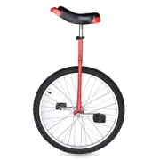 Yescom 24 In Wheel Outdoor Unicycle Circus Bike for Adults Teenagers Kids, Red