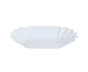 Food Grade PP Plastic Coffee Beans Sample Tray, Display Dish Plate Container - White