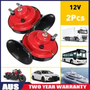 2Pcs Super Horn 300DB Super Loud Horn Motorcycle Snail Truck Car Boat Train (for: Daihatsu)