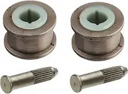 2 Set Door Hinge Roller Repair Kit, LH & RH Side Lower Door Hinge Roller Bushing & Pin Set Fits For GM 1982-1992 Camaro Firebird, Replaces 20058035, 20262500