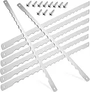 12 Pcs Serrated Bread Saw Replacement Blades Stainless Steel Bread Knife Replacement Precision Slicing Tool for Baking Accessories