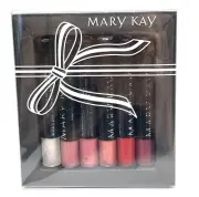 Mary Kay Mini Nourishine Plus Lip Gloss Set 6 Shades Brand NEW