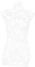 Amosfun Lace Cover for Mannequin Dress Form Stylish Accessory for Clothing Displays Shops and Fashion Events Random Pattern Design Lace