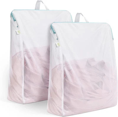 2 Pack Mesh Laundry Bag 16X20 Inch Wash Bag for Delicates Washing Machine Mesh B