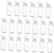 SHERCHPRY 20pcs Empty Travel Bottles Caps 50ml Refillable Travel Toiletries Bottles Leakproof Outdoor Cosmetics Dispenser
