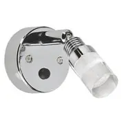 Narva 12V Silver Interior Lamp With Touch Switch & 2A USB Socket - 87483