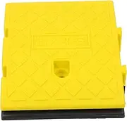 COOLHIYA Slope Ramp Mats 2 Pack Plastic Threshold Ramp for Driveway Cushion Ramps for Easy Uphill Access