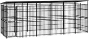 Outdoor Dog Kennel with Roof, Steel Cage for Large Dogs, Heavy Duty Run, Secure Play Pen, Weatherproof Enclosure, 583 x 200 x 228 cm